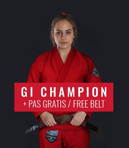BJJ Ženski`s GI "Champion 2.0" (Rdeča) + GRATIS pas